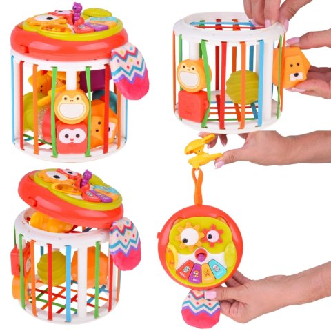 Woopie Baby Walec Kostka Sensoryczna Interaktywny Bębenek