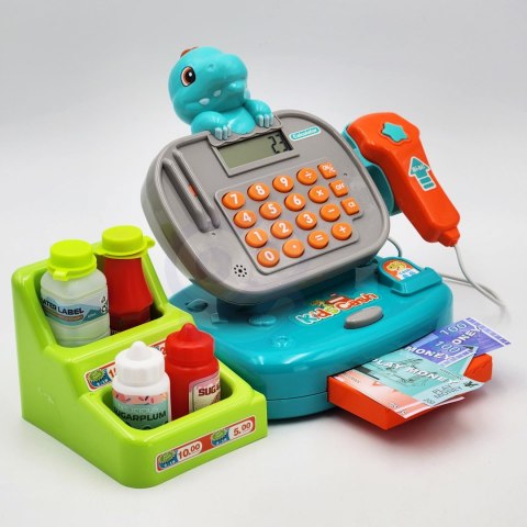 Woopie Kasa Sklepowa Z Półką Dino Niebieski