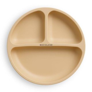 5880 TALERZYK 3-DZIELNY Z PRZYSSAWKAMI BEŻOWY BL588