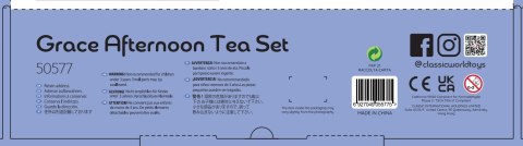 Classic World Drewniany Zestaw Do Herbaty I Deserów 14 El.