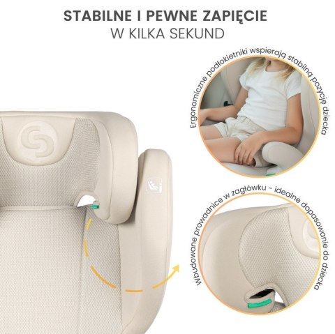 FOTELIK BREEZY BEIGE (100-150cm)