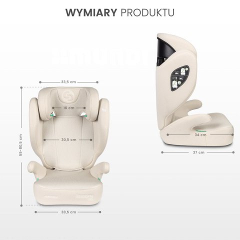 FOTELIK BREEZY BEIGE (100-150cm)