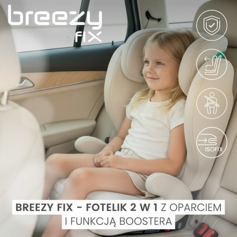 FOTELIK BREEZY FIX BLACK (100-150cm)