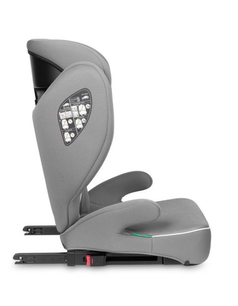 FOTELIK BREEZY FIX GREY (100-150cm)