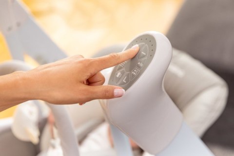 KRZESEŁKO + HUŚTAWKA INDIGO LIGHT GREY