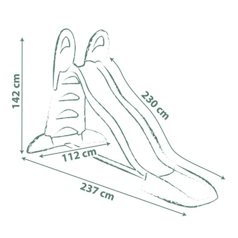 SMOBY Life Zjeżdzalnia Dla Dzieci XL 230cm