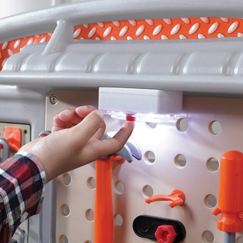 STEP2 Duży Warsztat dla Dzieci Kącik majsterkowicza Światlo + 45 Akcesoria