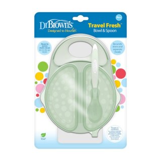 TF010 MISECZKA Z ŁYŻECZKĄ DO KARMIENIA W PODRÓŻY