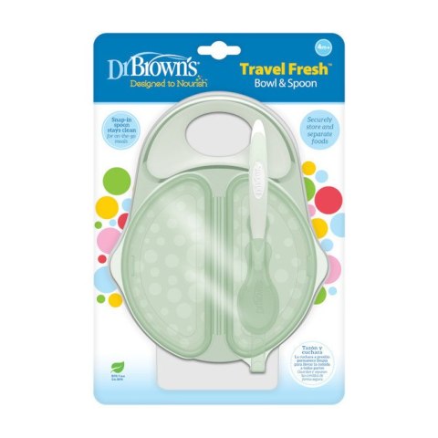 TF010 MISECZKA Z ŁYŻECZKĄ DO KARMIENIA W PODRÓŻY