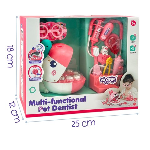 WOOPIE Zestaw Małego Dentysty Głowa Jednorożca Akcesoria