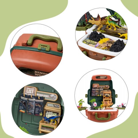 Woopie Walizka Dinosaur World - Edukacyjny Zestaw Odkrywcy Dinozaurów