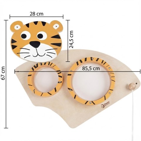 Classic World Edu Muzyczna Tablica Ścienna Tygrysek