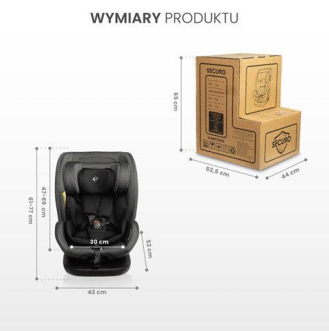 FOTELIK SECURO I-SIZE BLUE (40-150)