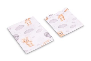 POŚCIEL 2-ELEMENTOWA TEDDY SZARY 100X135 CM