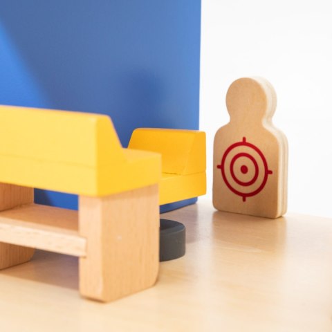 Viga Drewniany Komisariat Policji Radiowóz 3 Poziomy 14 El